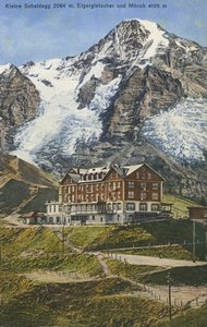 Kleine Scheidegg, Szwajcaria (zdjęcie kolorowe)