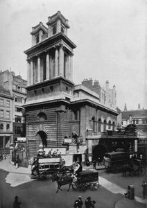 Kościół St Mary Woolnoth, City of London, c1910 1911