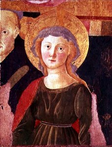 Św. Piotr Męczennik i Święta Niewiasta (fragment)