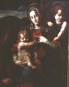 Madonna z Dzieciątkiem z Dzieciątkiem Św. Jan Chrzciciel