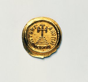 Solidus cesarza bizantyjskiego Herakliusza, monety bizantyjskie, VII wne