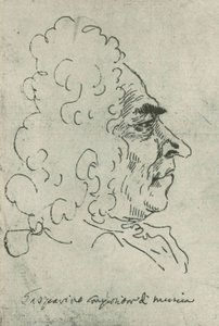 Francesco Gasparini (by Pier Leone Ghezzi) Rom, Bibl Vat - Codici Ottoboniani latini 3113, fol8 autorstwa Pier Leone Ghezzi