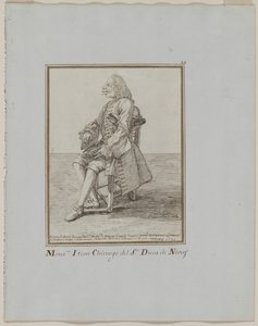 Monsieur Ition Chirurg sre. Książę Nivers, 1749. autorstwa Pier Leone Ghezzi