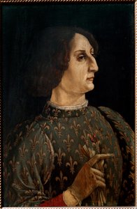 Portret Galeazza Marii Sforzy, księcia Mediolanu