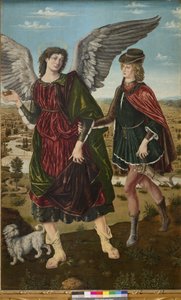 Archanioł Rafał i Tobiasz, 1465-70
