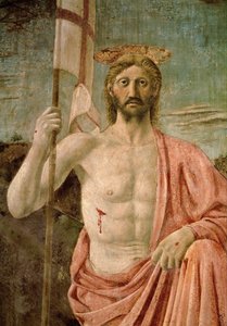 Chrystus zmartwychwstały (malowidło ścienne) autorstwa Piero della Francesca