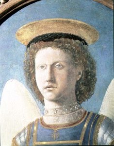 Św. Michał (szczegół) autorstwa Piero della Francesca