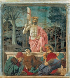 Zmartwychwstanie Chrystusa, 1463-65 (fresk) autorstwa Piero della Francesca