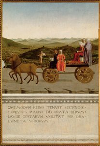 Triumf księżnej Urbino, Battista Sforza (tempera na drewnie) autorstwa Piero della Francesca