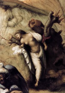 Andromeda dostarczona przez Persee, detal (1510, olej na płótnie) autorstwa Piero di Cosimo