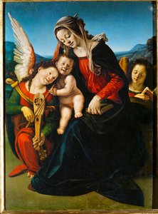 Madonna z Dzieciątkiem i aniołami autorstwa Piero di Cosimo