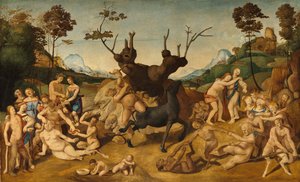 Nieszczęścia Silenusa autorstwa Piero di Cosimo