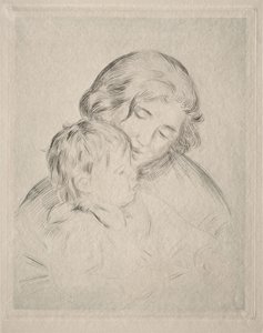 Matka i dziecko autorstwa Pierre-Auguste Renoir