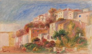 Widok z ogrodu poczty, Cagnes