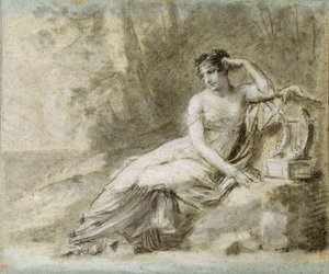 Studium do portretu cesarzowej Józefiny autorstwa Pierre Paul Prudhon