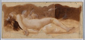 Zeichnung, Frankreich, spätes 19. Jahrhundert