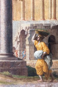 Krajobraz ze starożytnymi ruinami autorstwa Pierre (1612-88) Lemaire