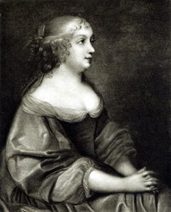 Portret Anny Austriackiej (1601 - 1666), królowej Francji i Nawarry, matki Ludwika XIV autorstwa Pierre (after) Mignard