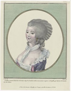 Gallerie des Modes et Costumes Français, 1781, oo 221: Coeffure im. Lewity (...)