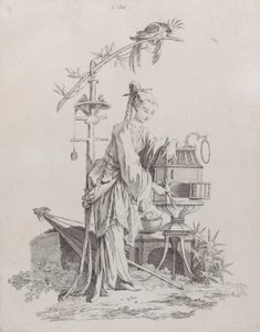 Powietrze, z Czterech elementów, 1738-49.