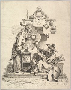 Ogień, ca. 1740. autorstwa Pierre Alexandre Aveline