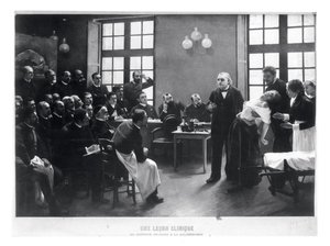 Lekcja kliniczna z doktorem Charcotem w Salpetriere, 1887 r.