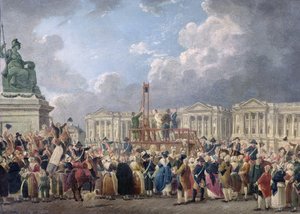 Egzekucja, Place de la Revolution, między sierpniem 1793 a czerwcem 1794