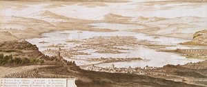 Miasto Meksyk, z „Voyages aux Regions Equinoxales du Nouveau Continent” Aleksandra von Humboldta (1769-1859) 1810
