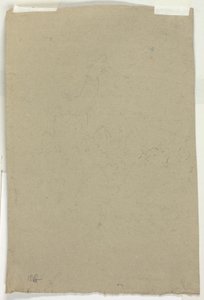 Szkic koron drzew i rysunek autorstwa Pierre Antoine Mongin