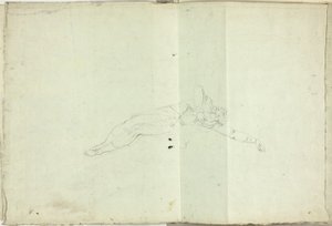 Tańczący młody mężczyzna autorstwa Pierre Antoine Mongin
