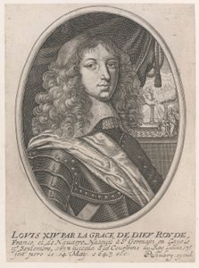 Portret Ludwika XIV (Ludwik XIV z łaski Bożej Roy z Francji i Nawarry)