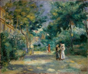 Ogród na Montmartrze, 1890-1899 autorstwa Pierre Auguste Renoir