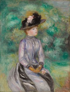 Adrienne, ok.1878 autorstwa Pierre Auguste Renoir