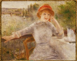 Alphonsine Fournaise (olej na płótnie) autorstwa Pierre Auguste Renoir