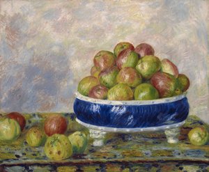 Jabłka w naczyniu, 1883 autorstwa Pierre Auguste Renoir