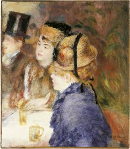 W kawiarni autorstwa Pierre Auguste Renoir