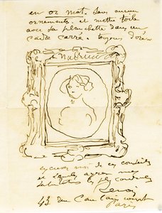 List z autografem podpisany do dr. Fritza Thurneyssena, Paryż i Les Collettes, 24 czerwca 1908 r. autorstwa Pierre Auguste Renoir