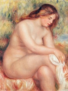Kąpiąca się sama susząca, ok. 1910