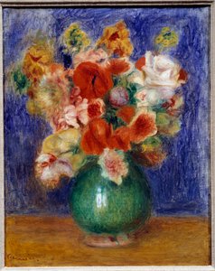 Bukiet kwiatów. Obraz Pierre Auguste Renoir (1841-1919) autorstwa Pierre Auguste Renoir