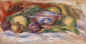 Miska, Figi i Jabłka autorstwa Pierre Auguste Renoir
