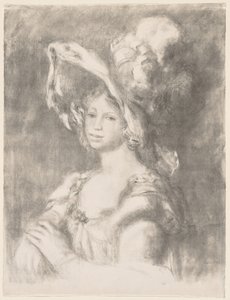 Popiersie młodej dziewczyny (Mlle. Dieterle) autorstwa Pierre Auguste Renoir