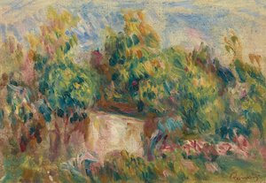 Cabanon près des Colettes autorstwa Pierre Auguste Renoir