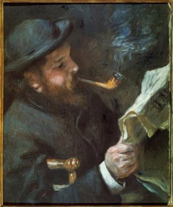 Claude Monet autorstwa Pierre-Auguste Renoir