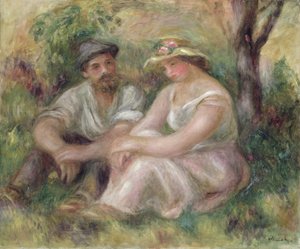 Rozmowa autorstwa Pierre Auguste Renoir
