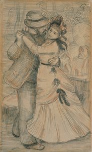 Taniec wiejski, 1883 autorstwa Pierre Auguste Renoir