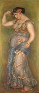 Tańcząca dziewczyna z kastanietami, 1909 autorstwa Pierre Auguste Renoir