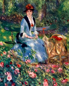 W różach, 1882, 1929 autorstwa Pierre Auguste Renoir