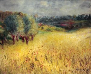 Pole kukurydzy autorstwa Pierre Auguste Renoir