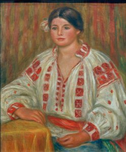 Bułgarska bluzka autorstwa Pierre Auguste Renoir