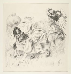 Bawiące się dzieci? piłka (Dzieci bawiące się piłką) autorstwa Pierre Auguste Renoir